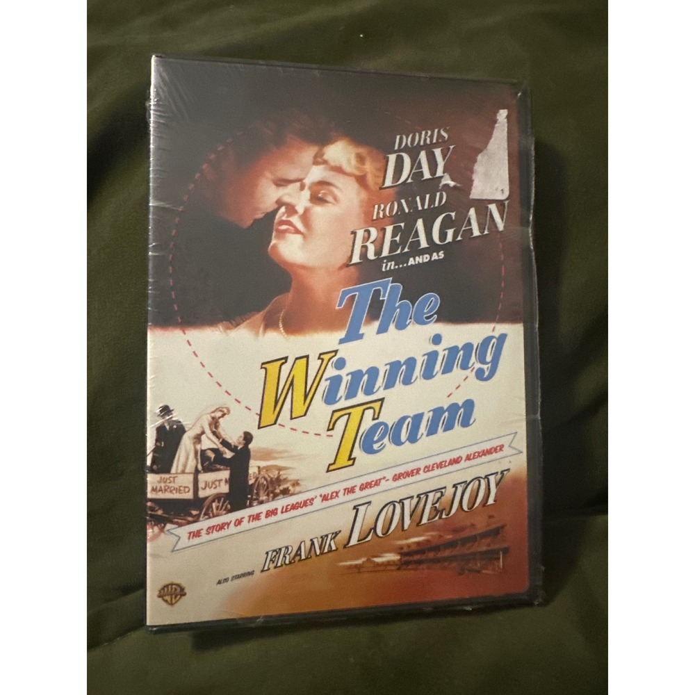 The Winning Team DVD Ronald Reagan Doris Day Baseball Movie New Sealed